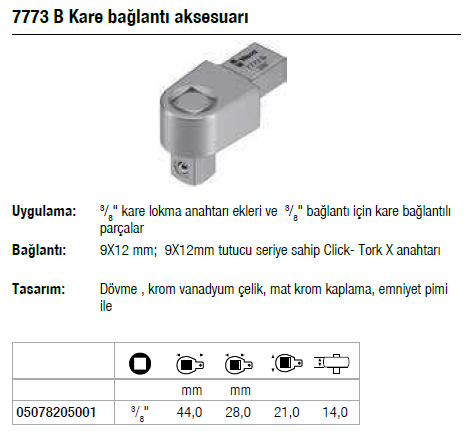 7773 B